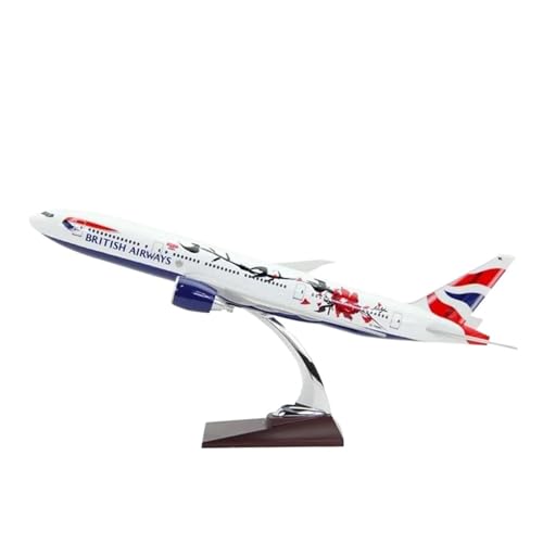 Modelo de avión Boeing B777-300 escala 1/144 réplica de 47CM para maquetas de aviones de colección