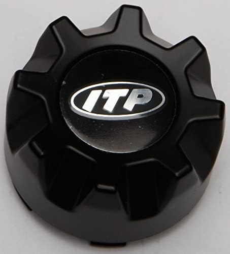 ITP Hurricane/Tornado Center Cap (4/110, 4/115, 4/137, 4/156) (Matte Black)