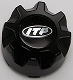 ITP Hurricane/Tornado Center Cap (4/110, 4/115, 4/137, 4/156) (Matte Black)