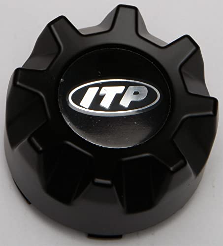 Itp Hurricane/Tornado Center Cap (4/110, 4/115, 4/137, 4/156) (Matte Black) #TOP3