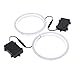 GoSports Cornhole Light Up LED Ring Kit - White LEDs - Compatible with All Cornhole Games