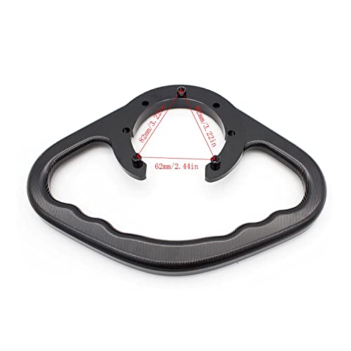 Powersports Tank Grab Bar For Yama-&Ha Fjr1300 (All Years) Fjr 1300 Cnc Motorcycle Passenger Grab Handgrip Hand Grip Tank Armrest Powersports Passenger Fuel Tank Grab Bar ( Color : Titanium1 , Size : #TOP1