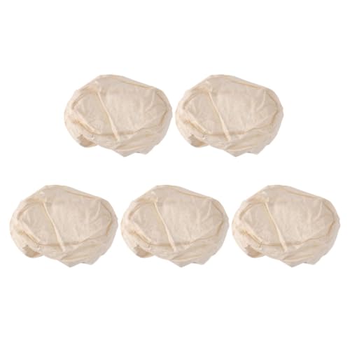 OATIPHO 5 Fundas para Banneton de Pan de Tela 28x15x8 Cm, Cubierta para Cesta de Fermentación de Masa Reutilizable y Lavable, Accesorio Adecuado para Hacer Pan Casero y Fermentación
