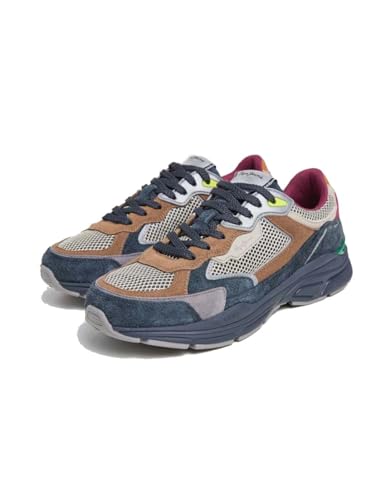 Pepe Jeans Dave Risen Trainers EU 41, baskets basses à lacets résistantes