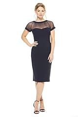 Short Slv, Sheath - Navy