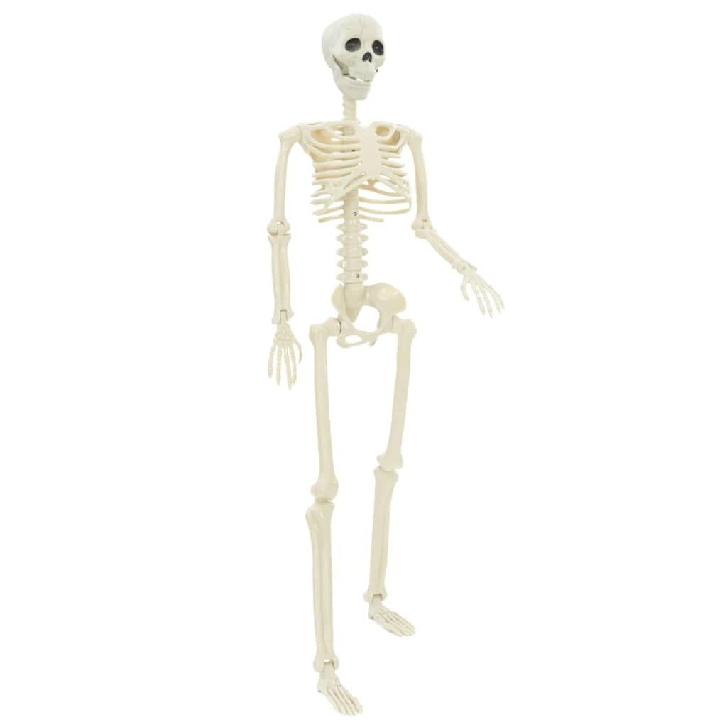vidaXL Scheletro di Halloween 2 pz Bianco 85 cm PVC