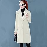 Material - Außen: 65 % Polyester, 35 % Acryl; Futter: 100% Polyester,Diese Fleece-Warmjacke für Frauen, hilft Ihnen Weichheit und Komfort zu bringen,das ist abriebfest, leuchtend in der Farbe und nicht leicht zu verblassen,warme Innenseite,Das Polyestergewebe dieses winddichten Peacoats hält auch Kälte stand,langlebig genug für Ihr tägliches Tragen.