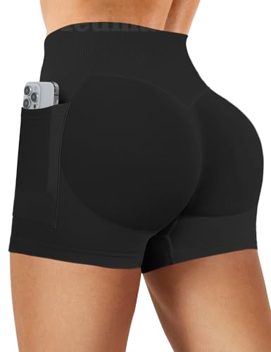 Women Gym Workout Seamless Shorts 4.5