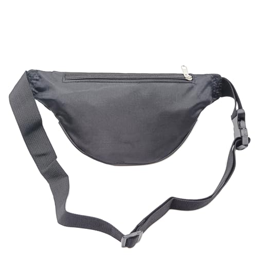 Image of First Aid Fanny Pack First Aid Bag Red Travel Rescue Bag Empty Pouch First Responder Storage Compact Survival Medicine Bag Pocket Container for Car Home Outdoors, Black, 11 inches x 3.5 inches x 5.5