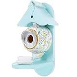 Yardwe 1set Teapot Bird House and Feeder Unique Garden Nesting Box for Backyard Outdoor Cockatiel Nesting Decorative Birdhouse for Bird Watching and Home Decor