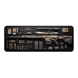 SNRLZUY Military Gear Arsenal Set Kitchen Mats for Floor Non Slip Kitchen Rugs Sets of 1 Comfort Standing Mat Washable Rug for Home Decor 17"X47"