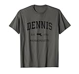 Photo Gallery dennis massachusetts ma vintage athletic nero sport design maglietta Photo Gallery dennis massachusetts ma vintage athletic nero sport design maglietta