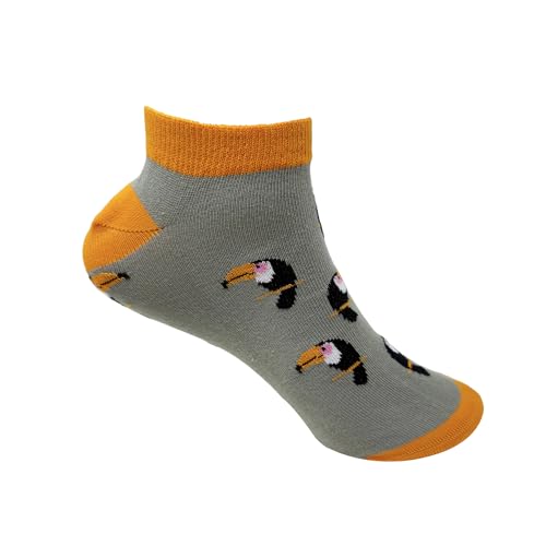 Image of Mint & Oak Low Cut Ankle Women Socks, Christmas Gift Quirky Socks For Friends, Cute Funky Socks, Christmas Secret Santa Gifts For Women