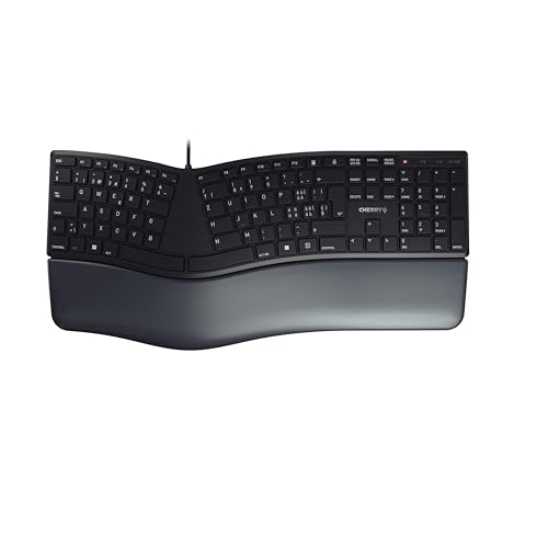 Clavier ergonomique CHERRY KC 4500 ERGO suisse QWERTZ contre mal de dos