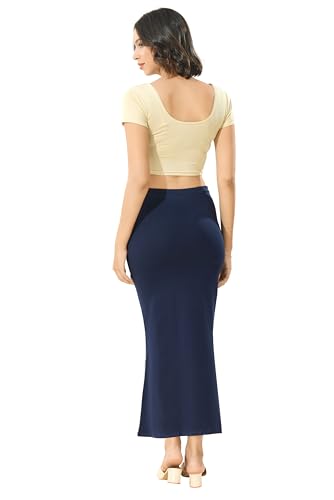 Image of TRASA Womens Saree Shapewear Petticoat, Cotton Lycra Petticoat, Skirts for Women, Shape Wear Dress for Saree