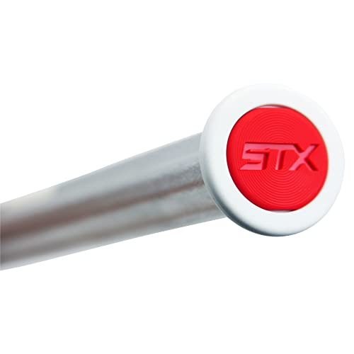 Stx Lacrosse Elite Handle End Cap, 2-Pack - White/Red #TOP3