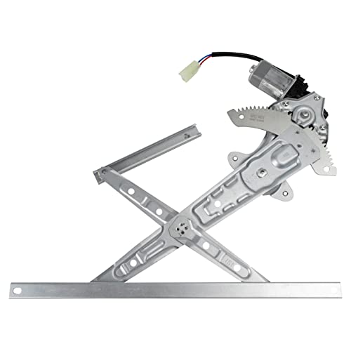 Image of TRQ Rear Passenger Side Power Window Motor and Regulator Assembly Compatible with 2013-20 Nissan Pathfinder