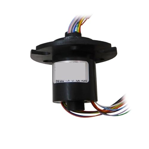 Anillo colector pasante SRM08A-12 de 12 vías y 2A que soluciona cables rotos por rotación