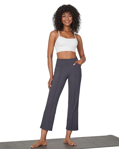 Image of G4Free Flare Yoga Pants Women Ankle Casual Pants with Pockets Strechy Bootcut Wide Leg Dress Pants Petite /Regualr /Tall