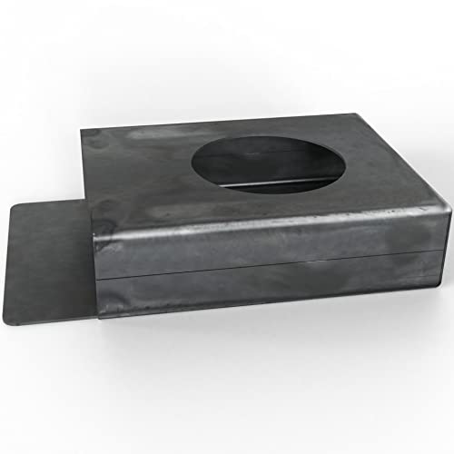 Single Hole Gate Lockbox Weldable Steel Unpainted #TOP1