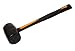 Gummihammer schwer schwarz Kunststoff Gummi Hammer 320 mm 450g Hartgummihammer groß Pflaster Camping Schonhammer Ausbeulhammer Softgrip