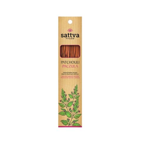 Bastoncini di incenso patchouli patchouli SATTVA AYURVEDA 30 g