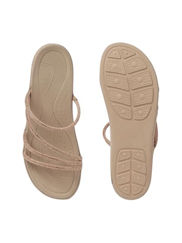 Image of ELLE Women's Comfortable Multi-Strap Platform Heel Sandals