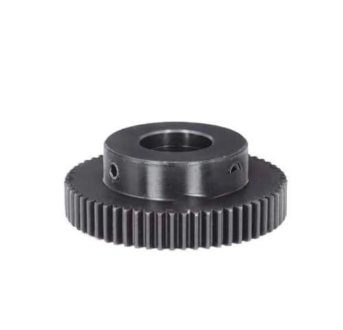 Bevel Gear Pinion Hardware Mechanical 1pcs 1M 60T Spur Gear with Step Bore 6/8/10/12/14/15/16/17/19/20mm Module 1 60 Teeth Motor Gear(20mm)