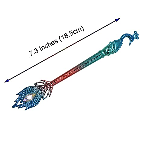 12 bolígrafos decorativos con pluma de pavo real azul 0.5 gel miniatura 3