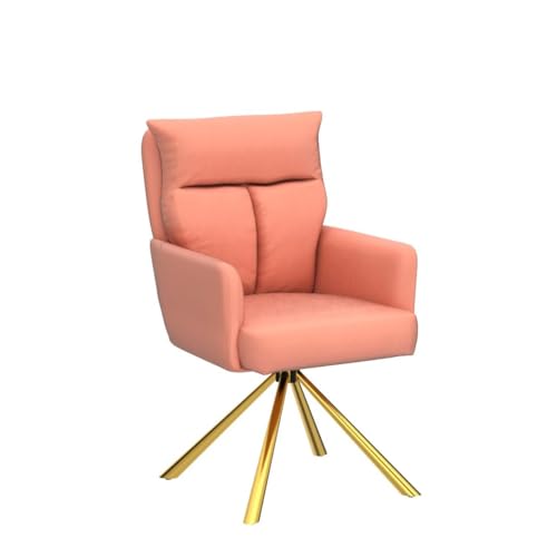 Sillón Giratorio Moderno Terciopelo Rosa miniatura 4
