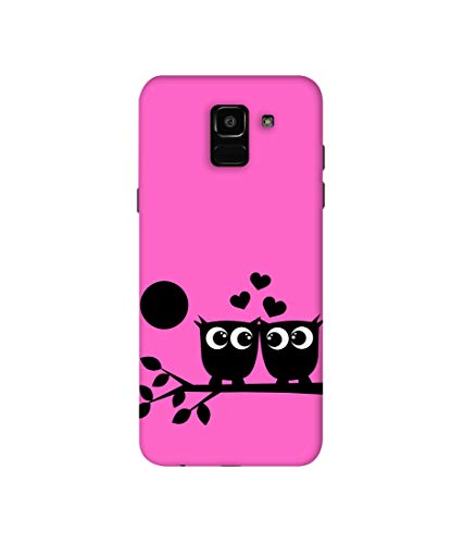 Image of Amazon Brand - Solimo Designer Love Birds Vector 3D Printed Hard Back Case Mobile Cover for Samsung Galaxy J6
