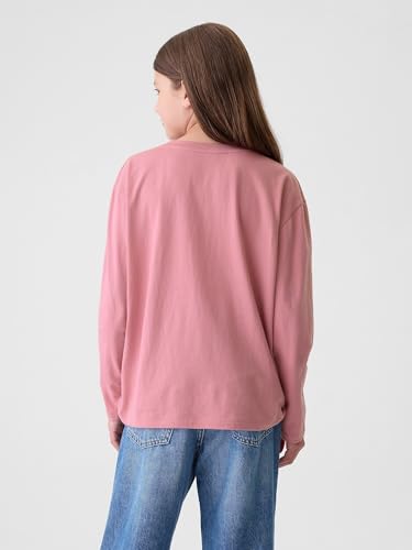 GAP Girls' Long Sleeve Logo Tee T-Shirt2