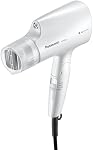 Panasonic EHNA2CW Hydrating Nanoe Salon Travel Hair Dryer with Oscillating Quick Dry Nozzle, White