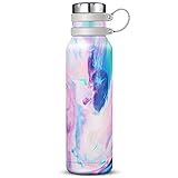 botellas termicas romania rosario 🧊【Manténgase Caliente y Frío】El aislamiento de vacío de acero inoxidable del diseño de doble pared para la botella termo mantiene el agua caliente hasta 12 horas y fría hasta 24 horas sin sudor ni condensación. Incluso si la botella térmica está llena de agua helada, no habrá gotas de agua en la botella acero inoxidable.
