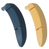 OSOLADY Banana-shaped Manual Sharpener with Dual-stage Sharpening for Kitchen Knives and Scissors Cartoon Design for Chef Bread Steak and Paring Knives Easy Operation for Daily Use