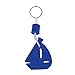 Portachiavi Anello chiave galleggiante Forma della Barca a Vela - Blu