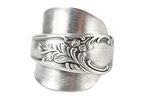  Opulenter Rokoko Besteckschmuck Ring, ca. 70 (22,5)