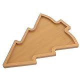 BAZEITFLOW palet de madera bol platos largo vajilla Plato para mojar sushi Fiesta para servir platillos cuenco bandeja de comida placas de aperitivo navidad de aperitivo Caqui