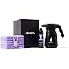 Rubbit Electric Plus Kit, Waterless Car Wash Kit, Rechargeable Electric Sprayer, Foam 2.0 Solution, 6 Reusable Microfiber Towels, & Air Freshener, Car Cleaning Supplies, 9 Piece Auto Cleaning Kit