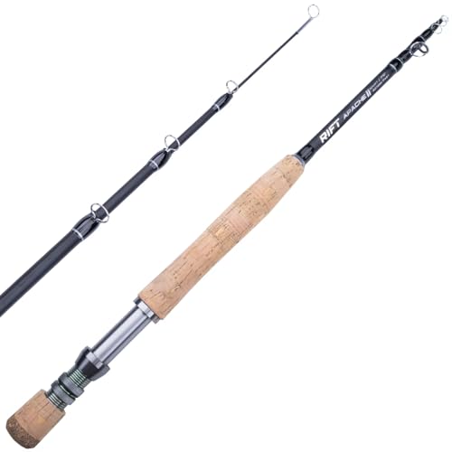 RIFT Apache II Fly Fishing Rod – Carbon Fiber Telescopic Fishing Rod – One-Piece Travel Fishing...