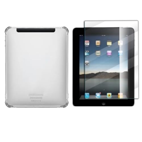 Kit Capa Capinha Anti Impacto + Pelicula De Vidro Para iPad 1 (Tela 7.9