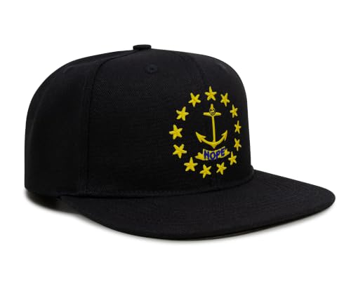 Image of International Tie State Hat for Men and Women, Adjustable Snapback Trucker Baseball Cap with Embroidered Patch