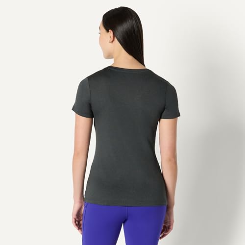 Image of Amazon Essentials Women's Active Quick Dry Tech Stretch Short-Sleeve V-Neck T-Shirt (Available in Plus Size), Pack of 2