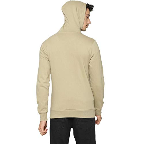 Image of CAHOOT Men's Zip-Front Hoodie with Contrast Drawstring for Casual Wear | Long Sleeve | Hooded Neck | Zipper Closure | Cotton Sweatshirt Crafted with Comfort Fit for Everyday Wear