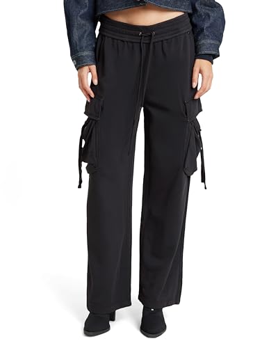 G-Star Femme Pantalon De Survêtement Lightweight Utility Loose, Noir (dk black gd D24568-B661-B564), M