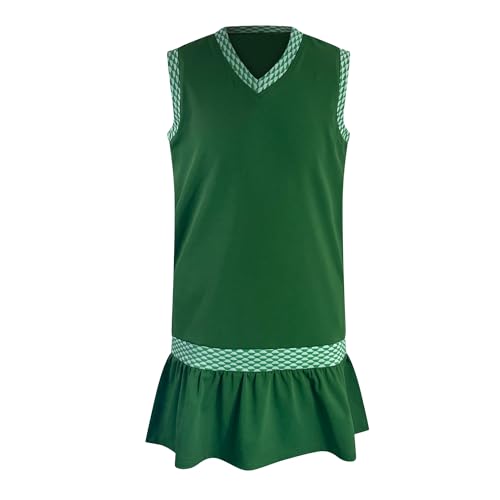 She Lives on Love Street Golf Dress Sleeveless V-Neck Athletic Wear Outfit for Teens 8-18 Years Old