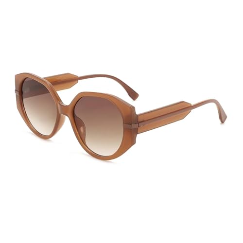 Lunettes de soleil rondes anti-UV protection totale pour voyageur