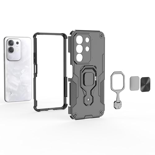 Coque Vivo Y29 4G antichoc militaire bleue avec béquille intégrée - 6