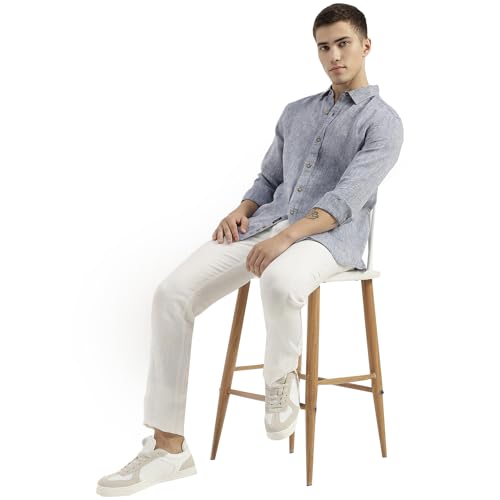 Image of United Colors of Benetton Regular Fit Spread Collar Solid Shirt