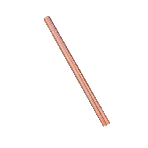 SZLIZHUO 1 Stück 99,98% reines Kupfer 12 mm Durchmesser 204 mm Länge Kupferrundstab Rundprofil Rundmaterial Vollmaterial (1 Stück, 12x204 mm)